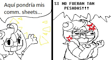 Modu mostrando sus 
				hojas de comisión(no hay)